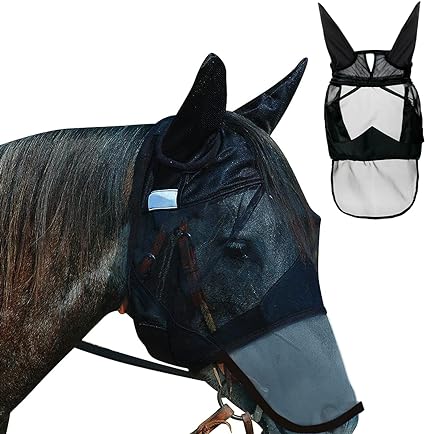 mascara antimoscas caballo